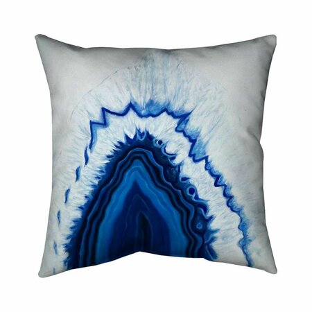 BEGIN HOME DECOR 20 x 20 in. Agate Geode Slice-Double Sided Print Indoor Pillow 5541-2020-MI97